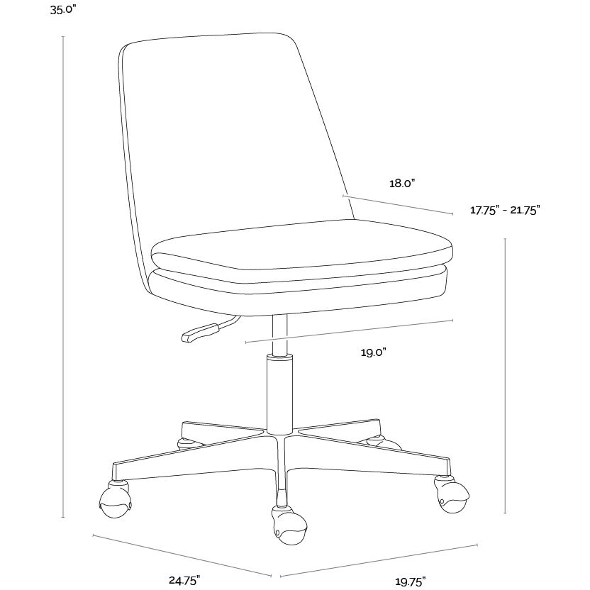 Berget Bergen Olive Office Chair
