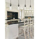 Hammered Glass 1 Light 5 inch Oil Rubbed Bronze Mini Pendant Ceiling Light in Hammered Clear Glass