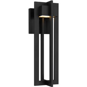 4 Bar LED 18 inch Sand Black Outdoor Wall Sconce