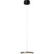 Piano 10 inch Brushed Black / Matte White Pendant Ceiling Light