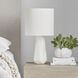 Drew & Jonathan Moresby 23.13 inch 9.00 watt Gloss White Table Lamp Portable Light