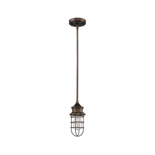 Virginia 1 Light 5 inch Oil Rubbed Bronze Pendant Ceiling Light