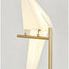 Canada 55 inch 2.00 watt Gold LED Floor Lamp Portable Light