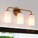 Shelby LED 23 inch Natural Brass Bathroom Light Wall Light