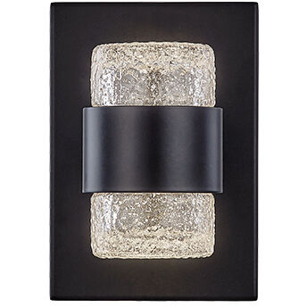 Copenhagen LED 4.5 inch Black Exterior Wall Sconce