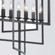 Capri 7 Light 24 inch Raw Steel Lantern Chandelier Ceiling Light