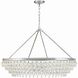 Calypso 8 Light 40 inch Polished Chrome Chandelier Ceiling Light