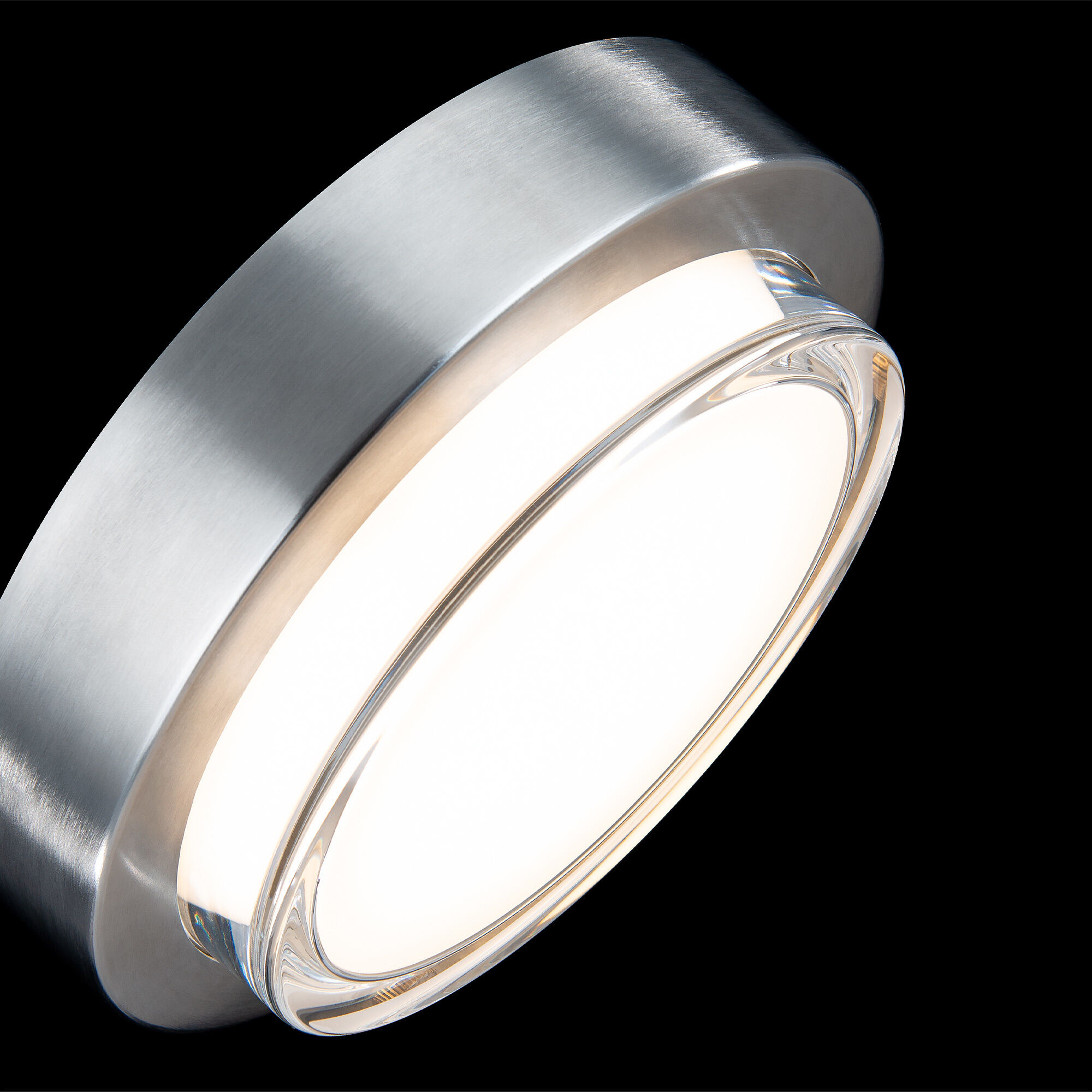 Kind LED 8 inch Stainless Steel Flush Mount Ceiling Light in 3500K