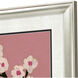 Pastel Garden Black and Blue and Pink and White Framed Art, Propac