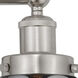 Bell 2 Light 15.5 inch Brushed Satin Nickel Bath Vanity Light Wall Light