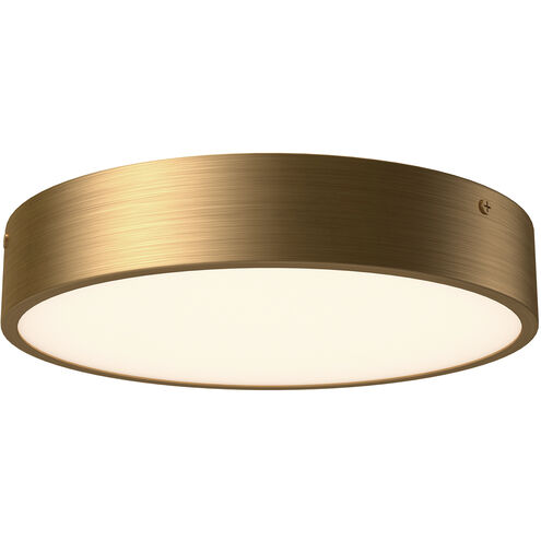 Adelaide 11.13 inch Aged Gold Flush Mount Ceiling Light