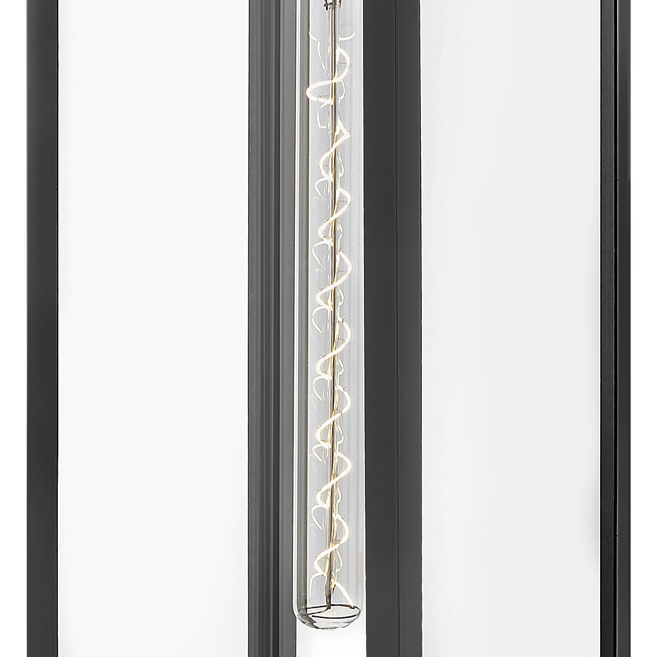 Max Outdoor Wall Mount Lantern in Black, Non-LED