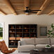 Melia 65 inch Matte Black Outdoor Ceiling Fan