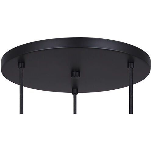 Cohen 3 Light 13 inch Black Pendant Ceiling Light