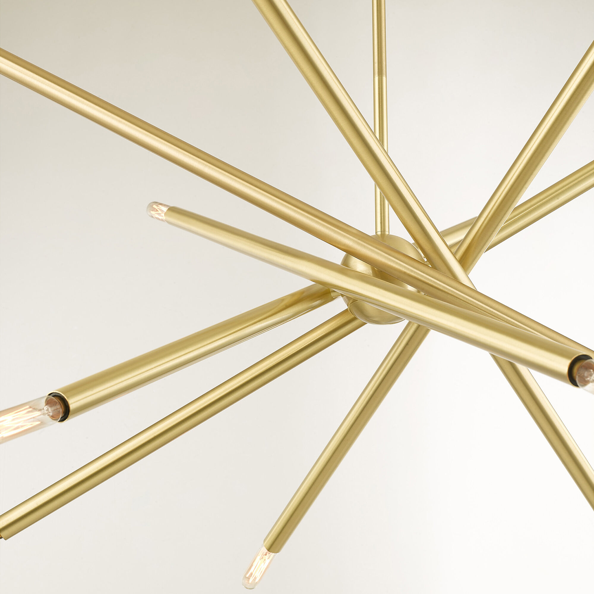 Soho 12 Light 28 inch Satin Brass Chandelier Ceiling Light