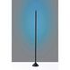 Cole 58 inch 12.00 watt Matte Black Color Changing Wall Washer Floor Lamp Portable Light, Simplee Adesso