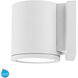 Tube LED 5 inch White Outdoor Wall Light