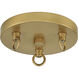 Marbelle 3 Light 80.25 inch Legacy Brass Pendant Ceiling Light