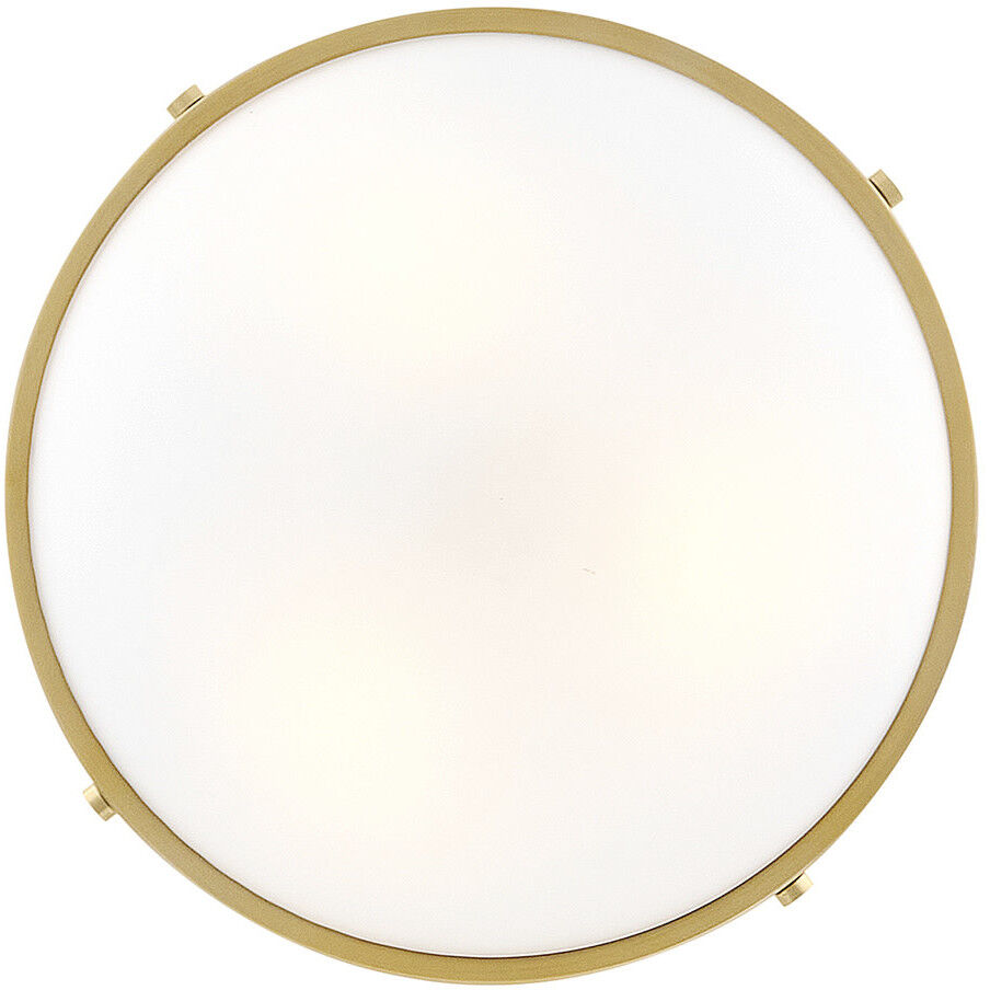 Gus 3 Light 14.5 inch Gold Semi-Flush Mount Ceiling Light, Medium
