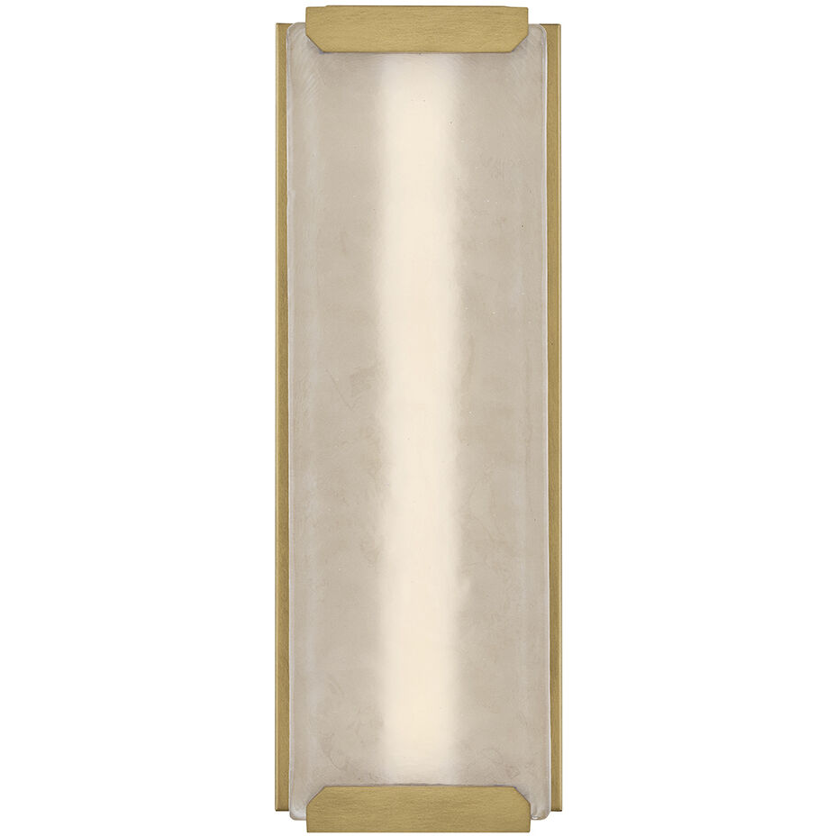 Zayde LED 22.25 inch Heritage Brass Outdoor Wall Mount