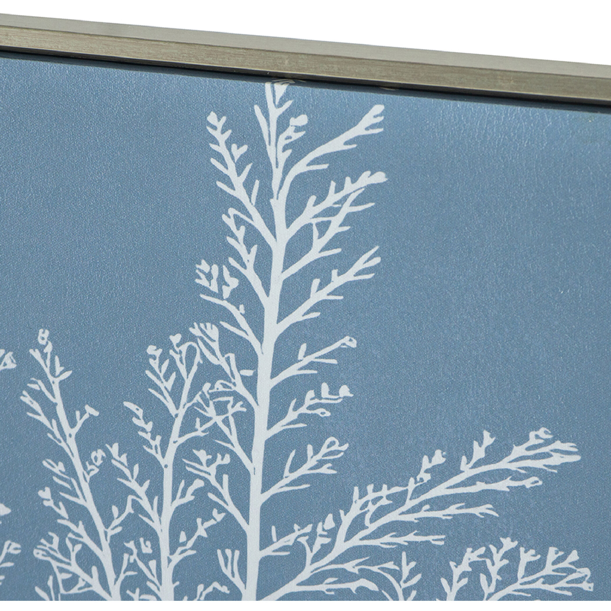 Kailani Blue/White/Gold Wall Art