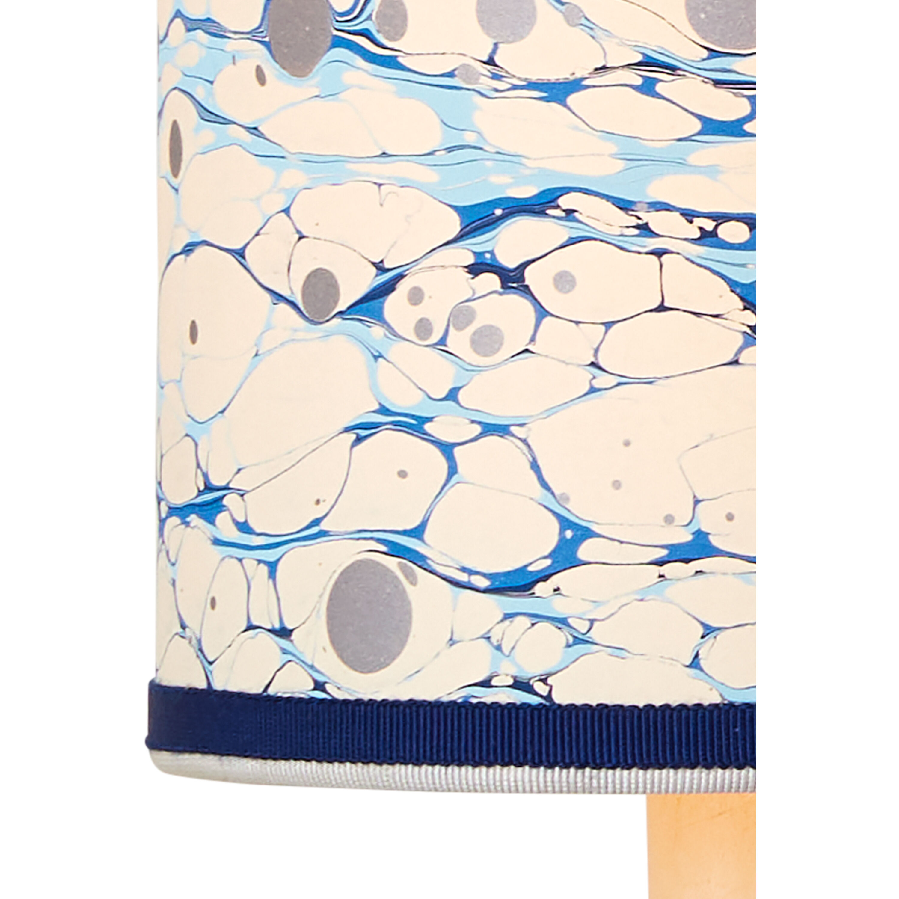 Marble Blue 5 inch Drum Chandelier Shade