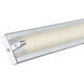 Veil LED 40.2 inch Brushed Nickel Bath Vanity Light Wall Light