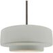 Radiance 1 Light 14.5 inch Bisque and Brushed Nickel Pendant Ceiling Light