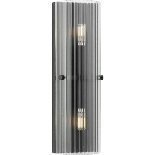 Seville 2 Light 3 inch Matte Black ADA Wall Sconce Wall Light, Design Series