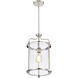 Yorktown 1 Light 10 inch Polished Nickel Pendant Ceiling Light