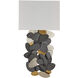 Moon Dust 1 Light 14 inch Hiroshi Gray and Contemporary Gold Leaf and Contemporary Silver Leaf ADA Wall Sconce Wall Light, Hiroshi Koshitaka Collection
