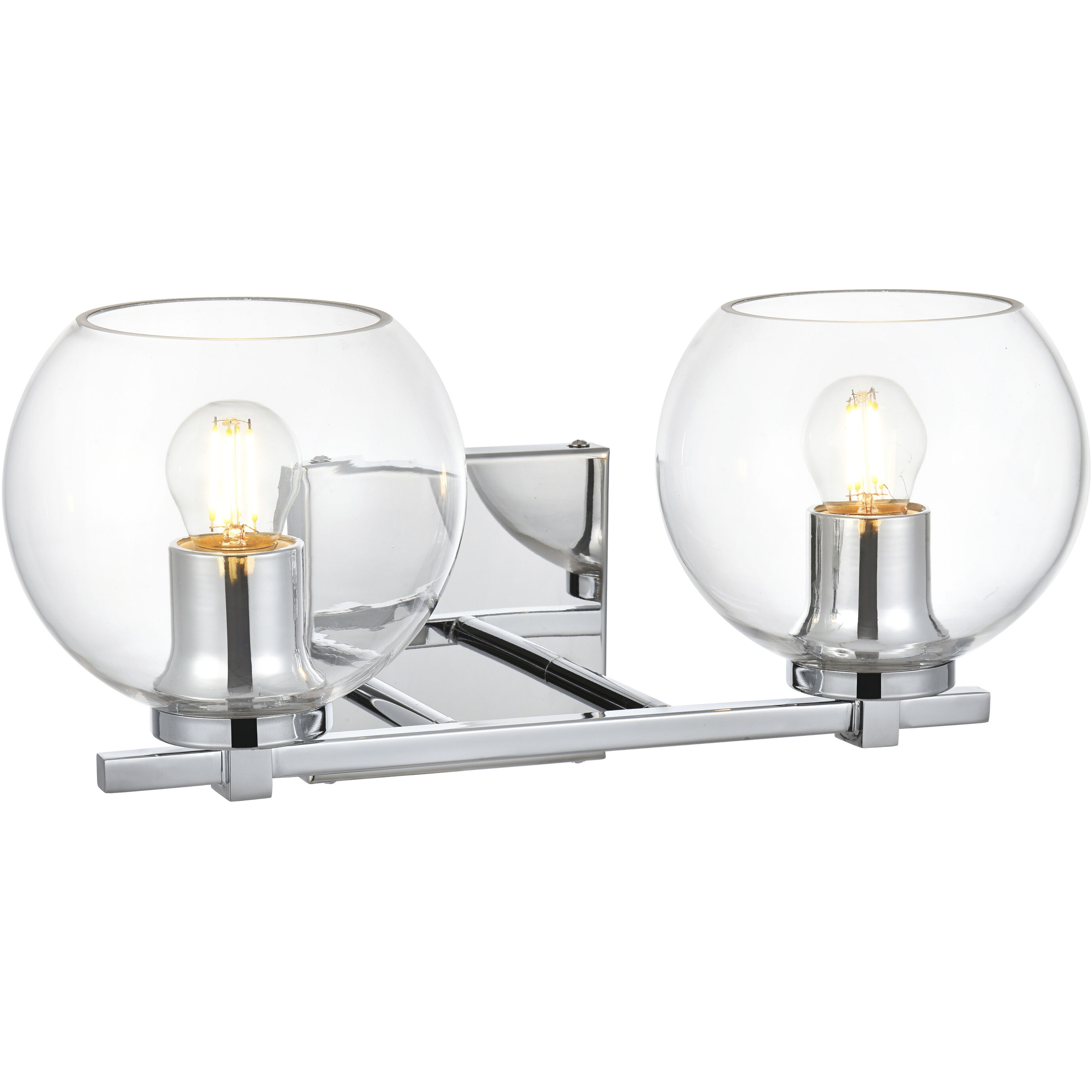 Juelz 2 Light 15 inch Chrome Bath Sconce Wall Light