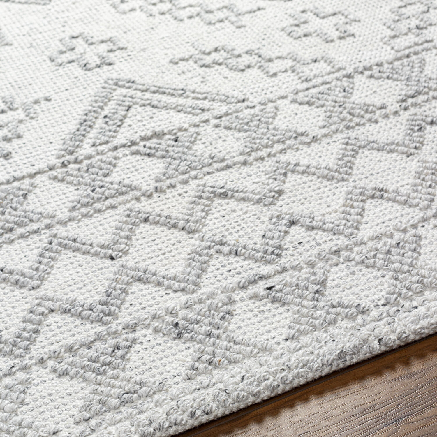 Napoli 108 X 72 inch White Rug, Rectangle