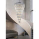 Canada 34 Light 36 inch Chrome Chandelier Ceiling Light