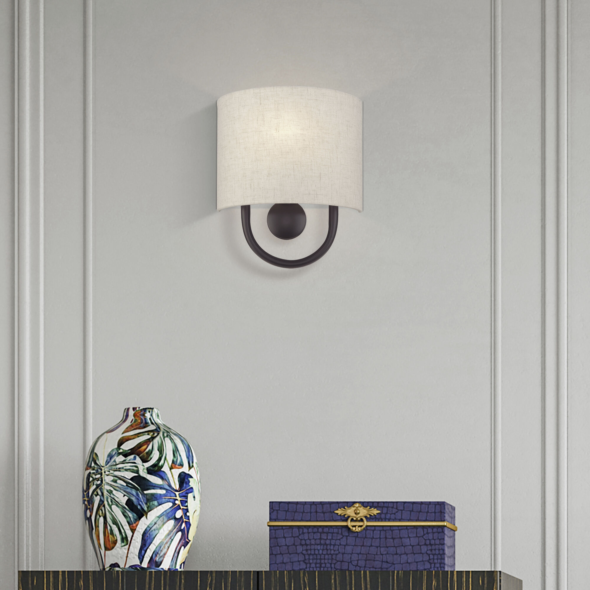 Stratton 1 Light 9 inch English Bronze ADA Wall Sconce Wall Light