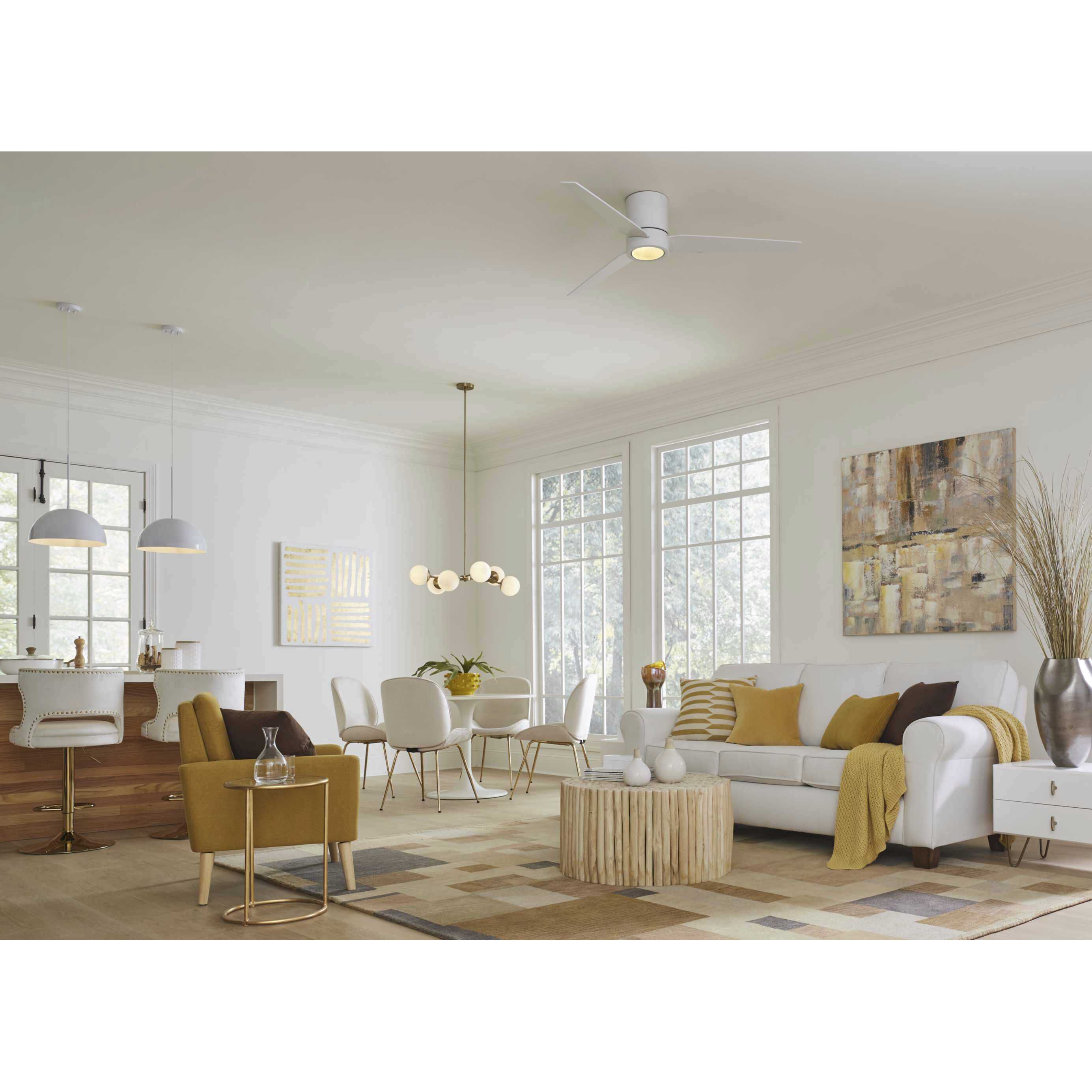 Haas 6 Light 33.5 inch Brushed Bronze Chandelier Ceiling Light, Design Series