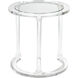 Jacobs 24 X 24 inch Clear Nesting Table, Round