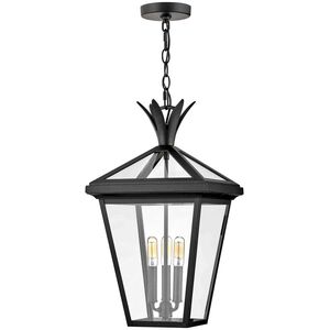 Palma LED 12 inch Black Outdoor Hanging Lantern