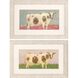 Farmhouse Collection Green Framed Art