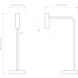 Enna 17.72 inch Matte Black Interior Table Light Portable Light