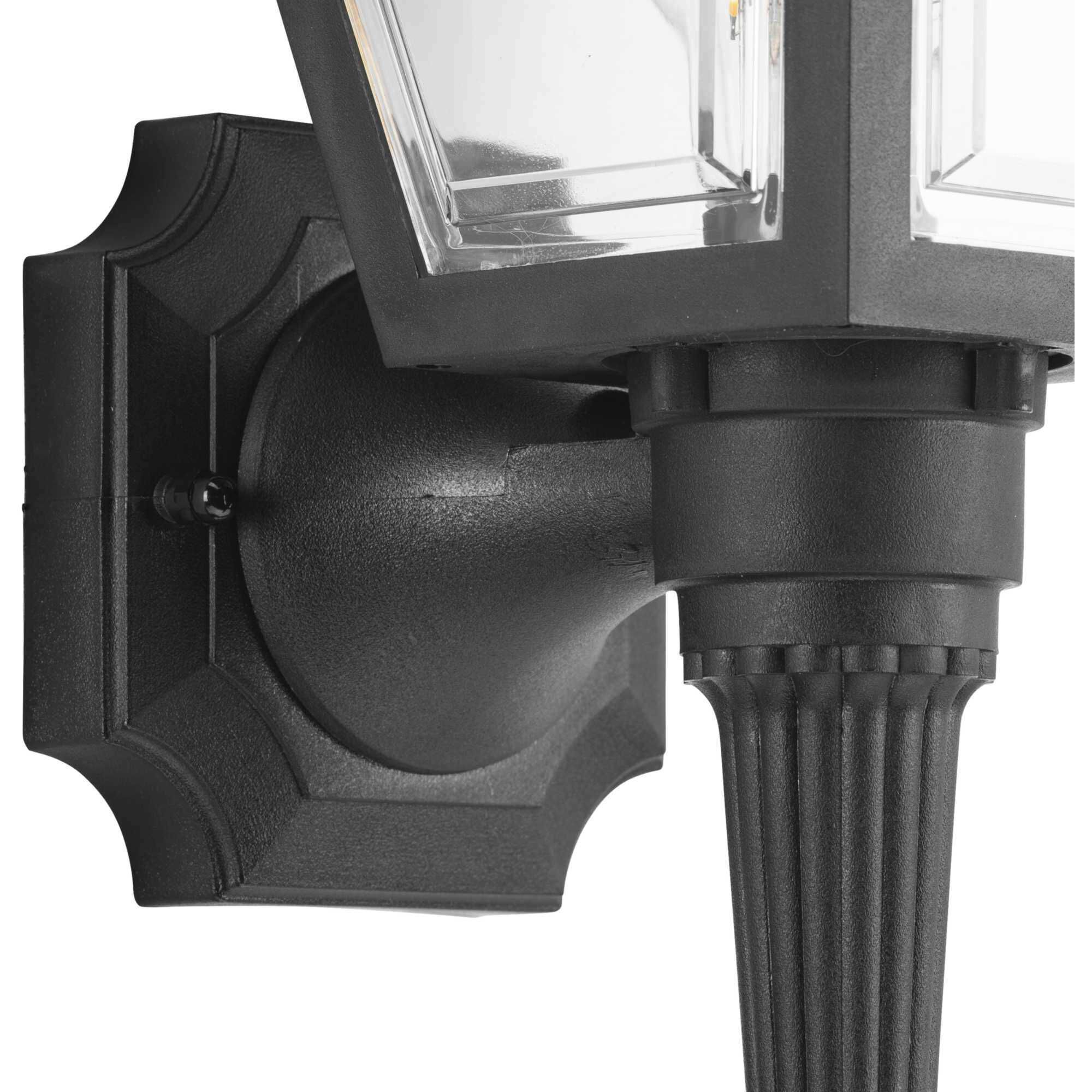 Mansard 1 Light 17 inch Textured Black Outdoor Wall Lantern