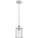 Nestbrook 1 Light 4.75 inch White and Polished Chrome Pendant Ceiling Light