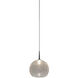 Bobo 1 Light 6 inch Chrome Pendant Ceiling Light in Clear Glass
