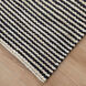 Ganges 114 X 79 inch Black/Natural Rug in 6 x 9