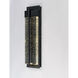 Cascade LED 21 inch Black Outdoor Wall Mount