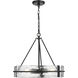 Rezi 3 Light 20 inch Matte Black Indoor Pendant Ceiling Light