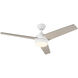 Nash 51.75 inch White Ceiling Fan