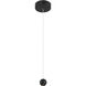 Itty LED 2 inch Coal Mini Pendant Ceiling Light