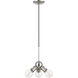 Lansdale 3 Light 7 inch Brushed Nickel Pendant Ceiling Light