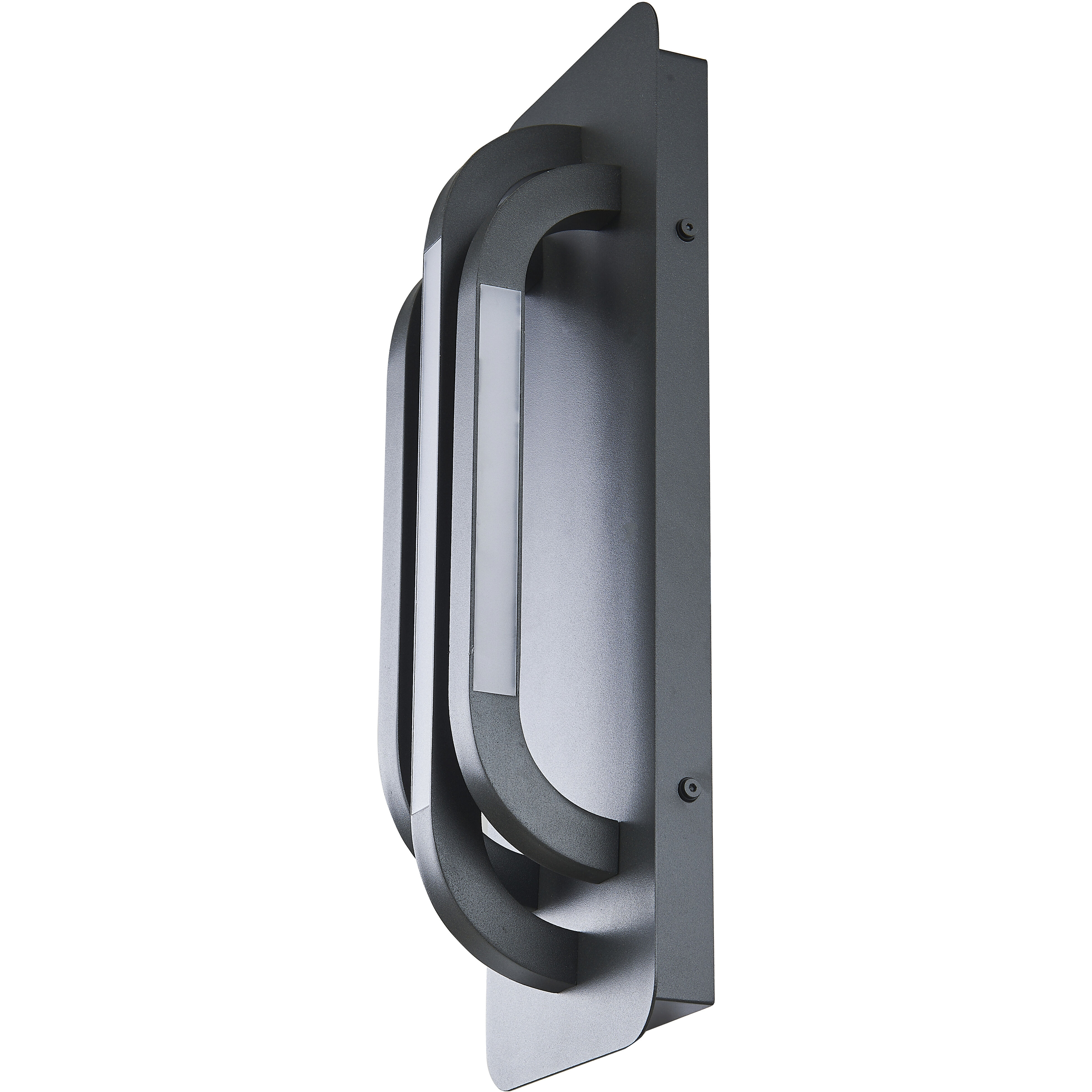 Paton LED 16 inch Matte Black Outdoor Wall Light